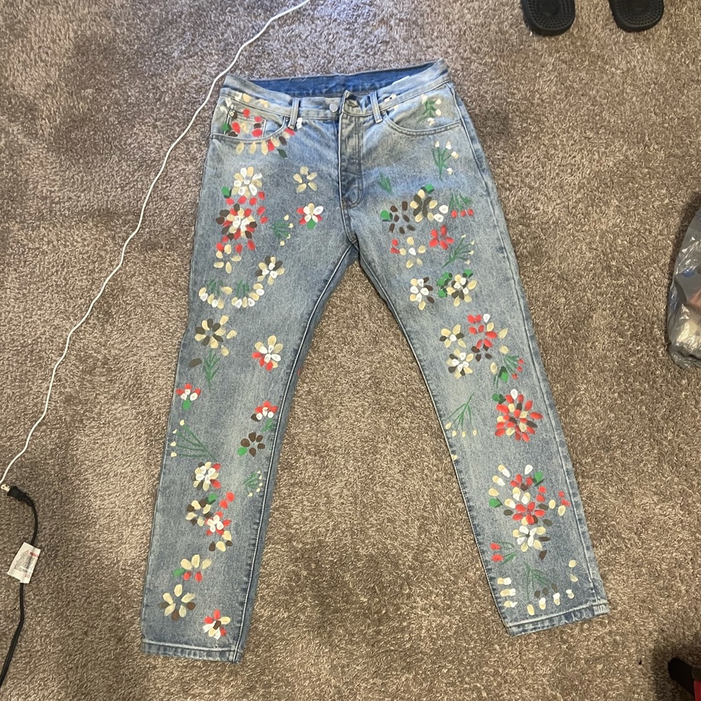 MNML Floral Jeans 34W